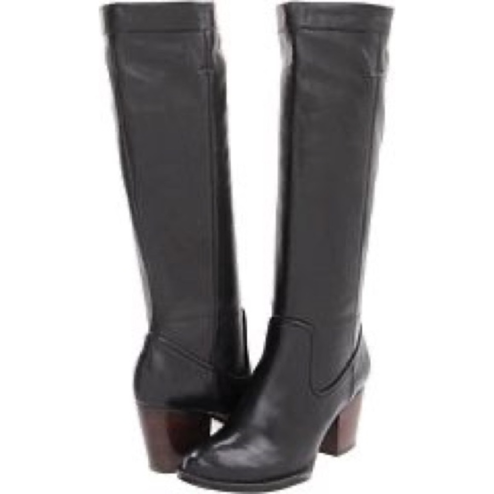 Frye Black Heeled Boots